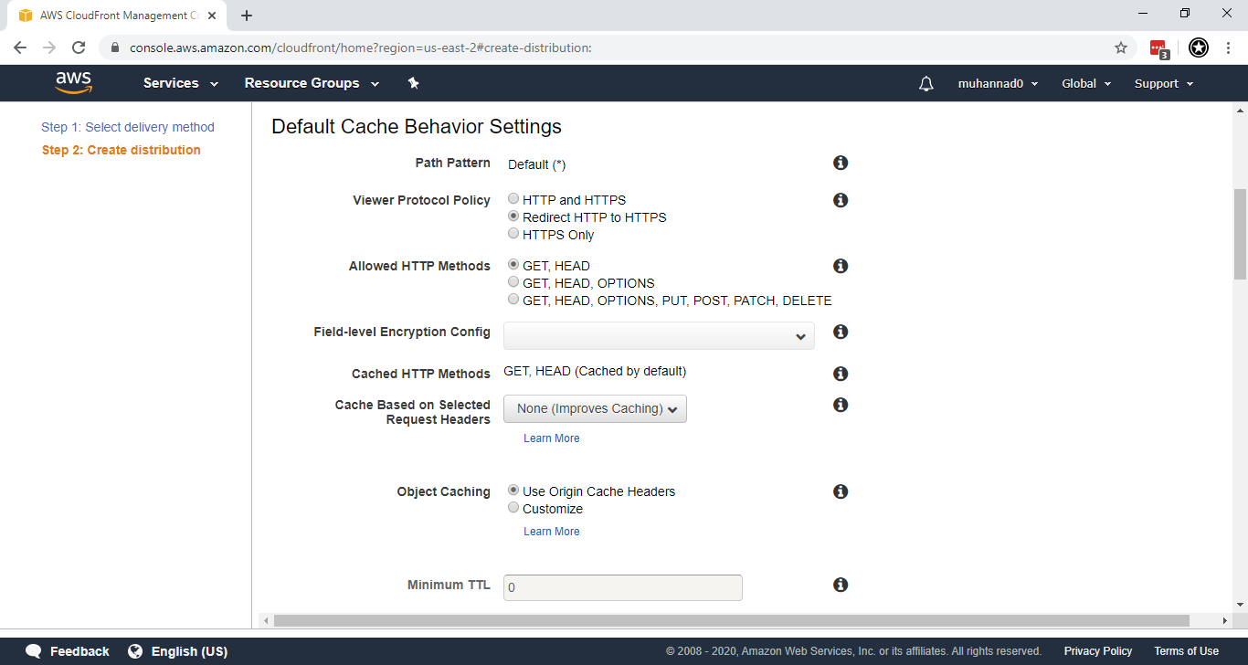 Cloudfront HTTPS Redirect